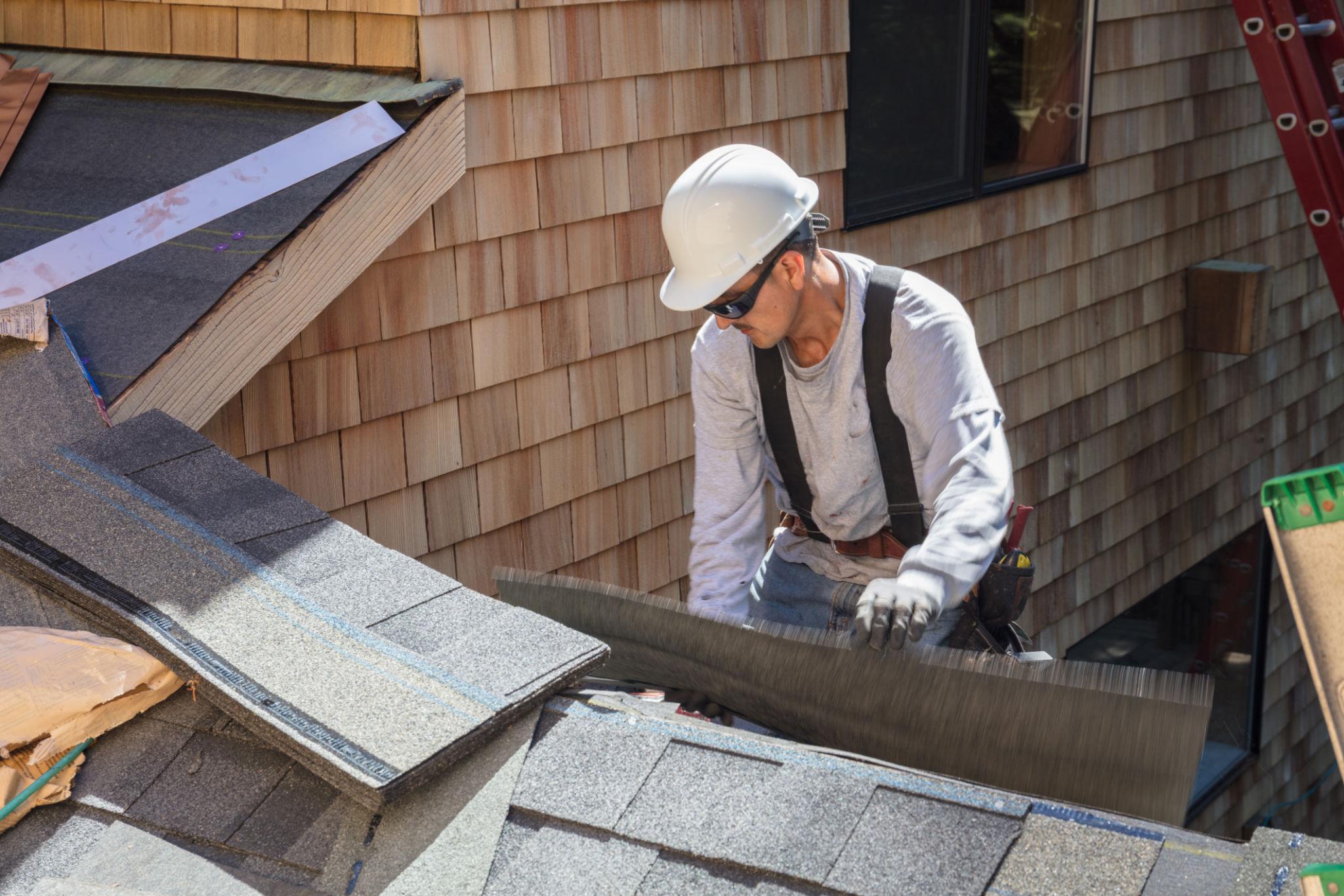 XPort Roofing shingle installation