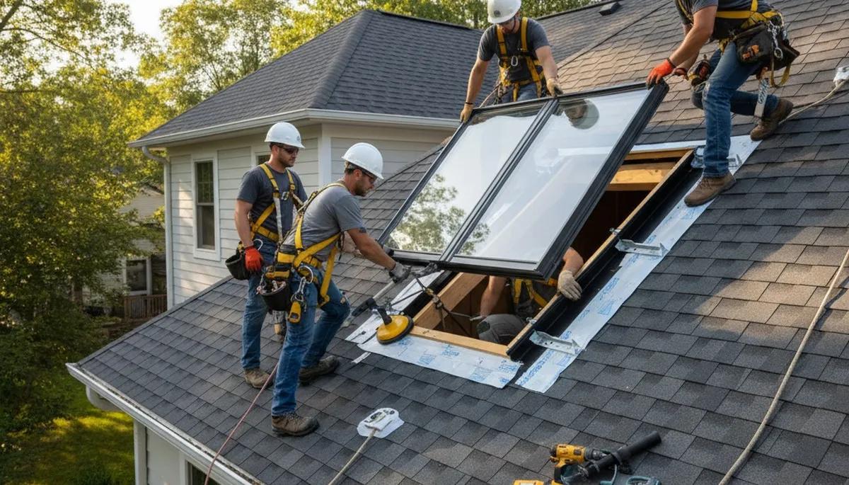 Multi-Skylight Installation